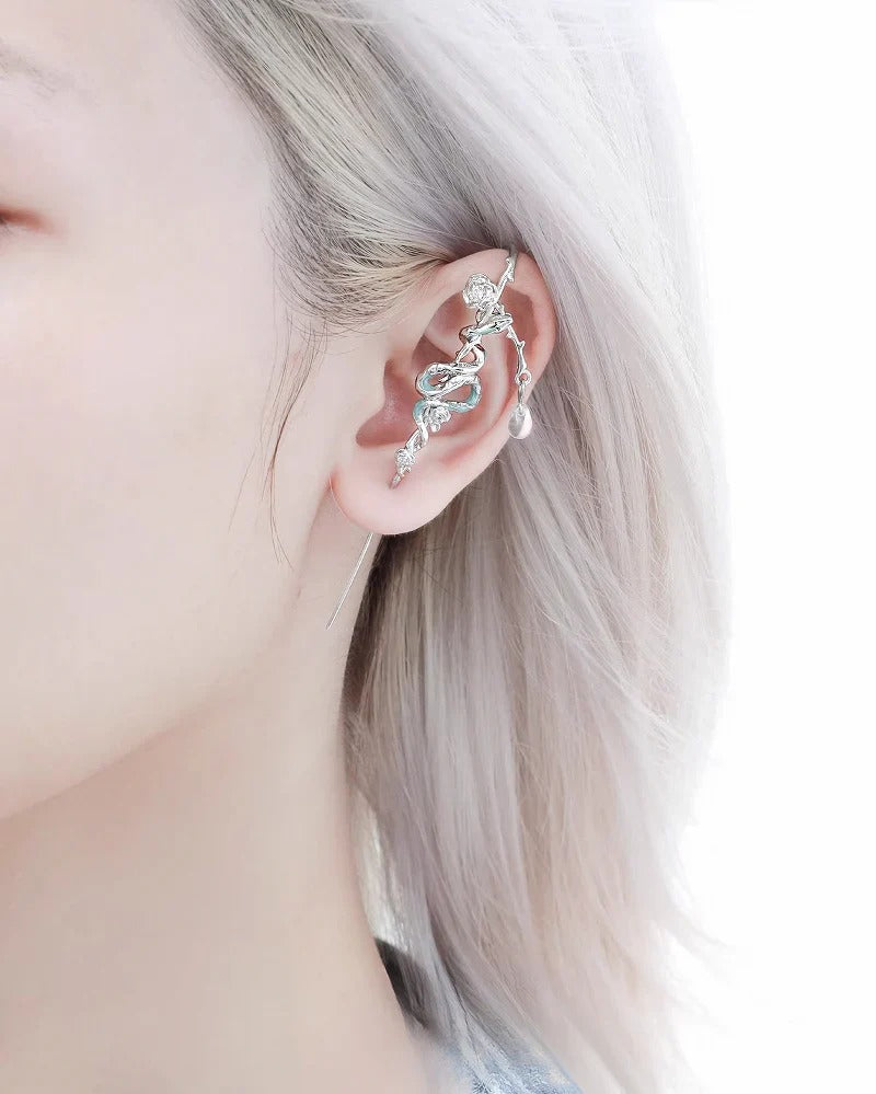 Morvela™ Celestial Vine Needle Earrings