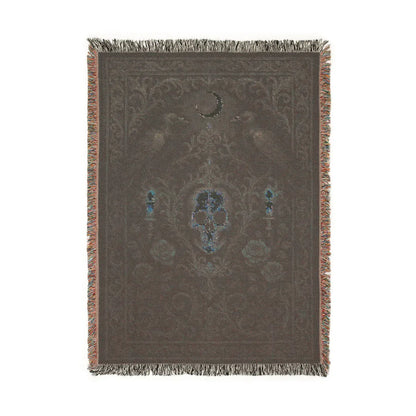 Morvella™ Midnight Rose Blanket